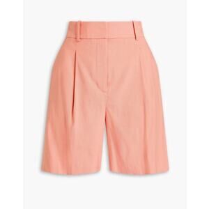 NWOT: Veronica Beard Noemi Pleated Linen-Blend Shorts Size 0
